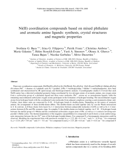Ni(II) coordination compounds based on mixed