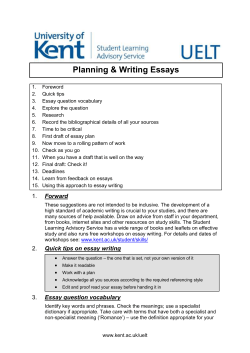 Planning and writing essays [1]