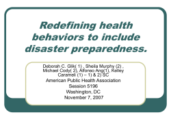 Strategic Risk Communication: Creating effective crisis risk