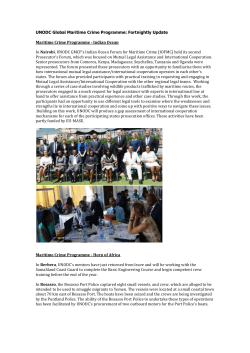 UNODC Global Maritime Crime Programme