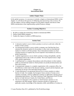 Chapter 1 - Flat World Knowledge