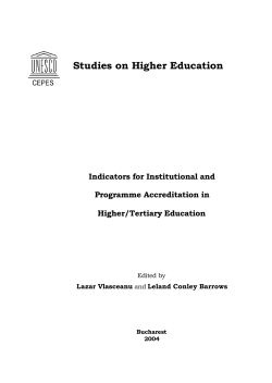 Indicators 2 03 2004