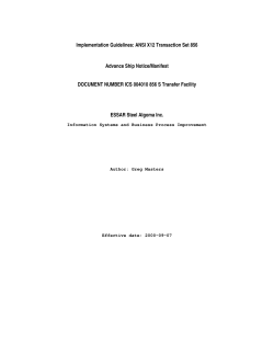 EDI ANSI X12 v004010 856 S Processor or Storage