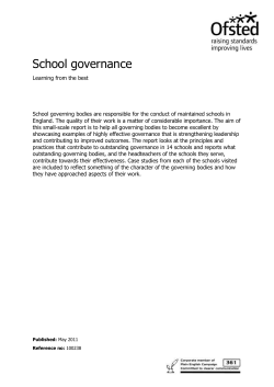 School governance