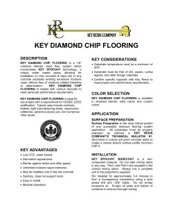 key diamond chip flooring