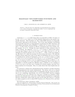 DIAGONALLY NON-COMPUTABLE FUNCTIONS AND BI