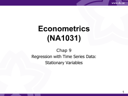 Economics at H&ouml;gskolan Dalarna