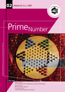 Number - The Mathematical Association of Victoria