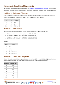 C# Basics - Homework