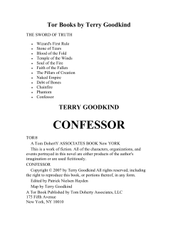 Tor Books by Terry Goodkind