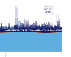 Digital Strategy - City of Sacramento