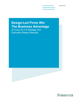 Design-Led Firms Win The Business Advantage