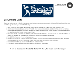 25 Outfield Drills