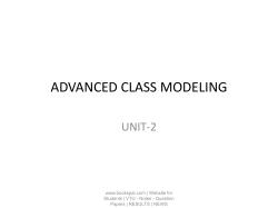 introduction ,modeling concepts,class modeling