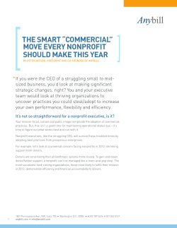 the smart &ldquo;commercial&rdquo; move every nonprofit should make