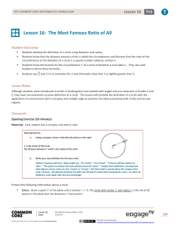 Grade 7 Mathematics Module 3, Topic C, Lesson 16