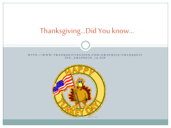 Thanksgiving PowerPoint
