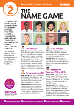 NAME GAME - Become Charity