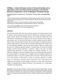A Gene-Set-based version of Connectivity Map and an application