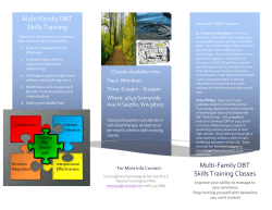 DBT Skills Classes Available - Cunningham Psychological Services