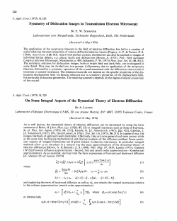 Symmetry of Dislocation Images in Transmission