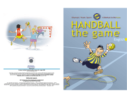 Short Rules - EHF Activities - European Handball Federation