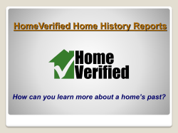 HomeVerified Home History Reports REALTORS