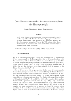 On a Shimura curve that is a counterexample to the Hasse principle