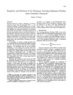 Simplicity and Hardness of the Maximum Traveling Salesman
