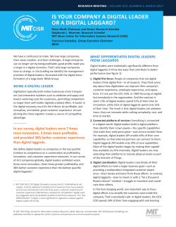 is your company a digital leader or a digital laggard?