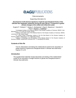 Supporting Online Material for