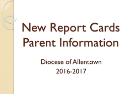to view Parent Report Card Power Point