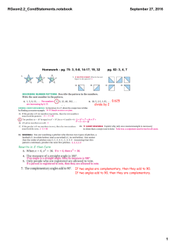 RGeom2.2_CondStatements.notebook 1 September 27, 2016
