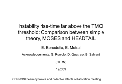Instability rise-time far above the TMCI threshold: Comparison