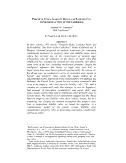 Property Rules, L - Yale Journal of Law and Technology
