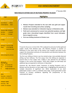 New Results Extend Size of Mutiara Prospect in Aceh