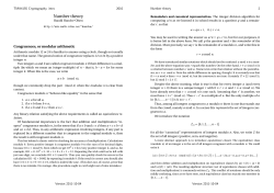 Number theory
