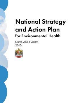 National Strategy and Action Plan for Environmental Health
