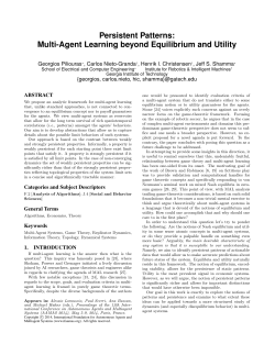 Multi-Agent Learning beyond Equilibrium and Utility
