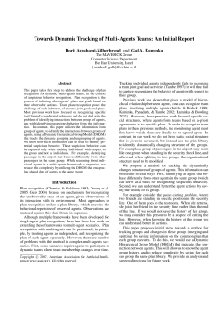 Towards Dynamic Tracking of Multi