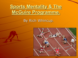 Aspects of Sport Psychology.