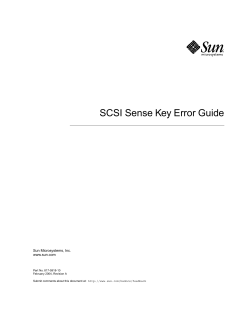 SCSI Sense Key Error Guide
