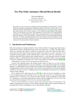 Two-Way Finite Automata