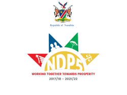 namibia*s fifth national development plan(ndp5)