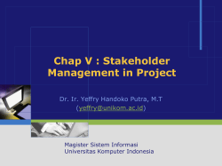 Stakeholder Management
