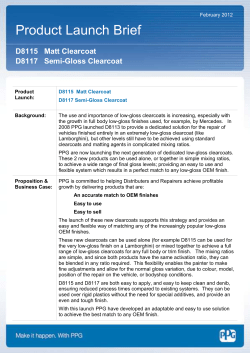 European Communications strategy 2003