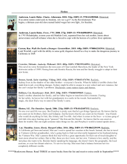 How One Letter Changed Two Lives. Little, Brown. 2016. 416p. ISBN