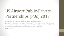 Airport Privatization 2016 - ARN 2018 revenue Conference