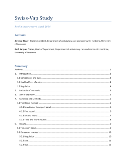 Swiss-Vap Study