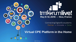 Use Case #1: Bandwidth Management Sequence